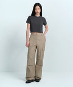 MUSINSA STANDARD WOMAN MUSINSA STANDARD WOMAN Women's Wide Cargo Pants (Beige)