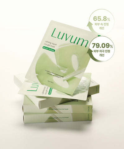 LUVUM Calming Repair Young Cica Gel Mask 5pcs
