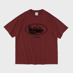 CARGOBROS American Vintage Lady Short Sleeve T-Shirt (Wine)