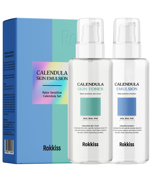 ROKKISS Calendula skin toner 150ml + emulsion 150ml set, 1 set