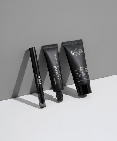 MUKAN Men's Makeup 3-Piece Set (Primer + BB Cream + Concealer)