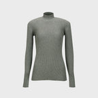 YCH KNITTED TOP MELANGE GREY (W23KT805MG)