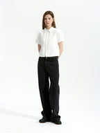 LOW CLASSIC BAMBOO LACE SHIRT_OFF WHITE_LC252BL03OW