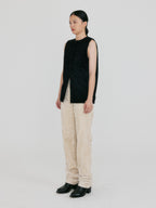 EENK ZIVE Crewneck Waistcoat - Black