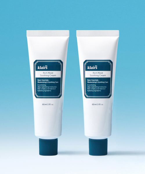 KLAIRS [2PACK] Rich Moist Soothing Cream 80g