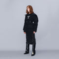 YCH SEQUINNED LONGLINE SKIRT BLACK (W23SK511BK)