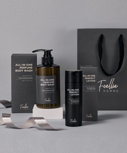 FOELLIE FOELLIE Men's All-in-One Lotion + Perfume Body Wash Set