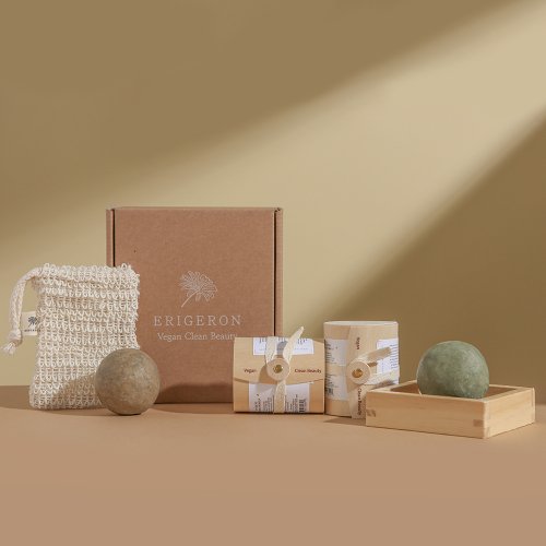 ERIGERON All-in-one vegan shampoo bar house warming set