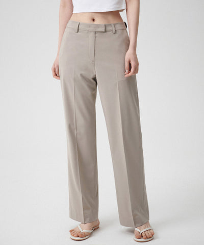 MUSINSA STANDARD WOMAN Slacks Light Beige