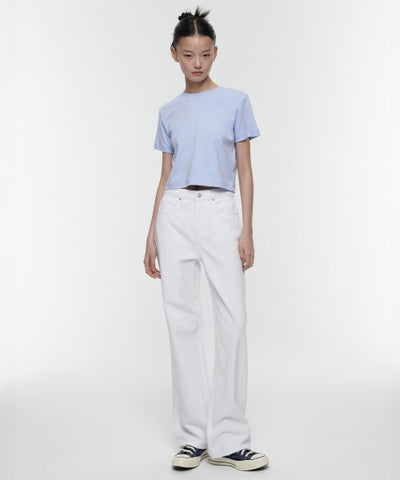 MUSINSA STANDARD WOMAN Women's Wide Denim Pants [White]