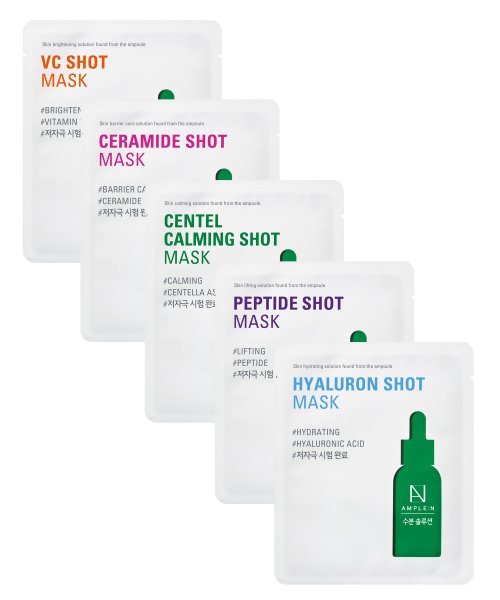 AMPLEN AMPLEN Sheet Mask Variety Pack 5 Sheets