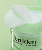 Torriden Torriden Balanceful Cica Toner Pads 60 sheets