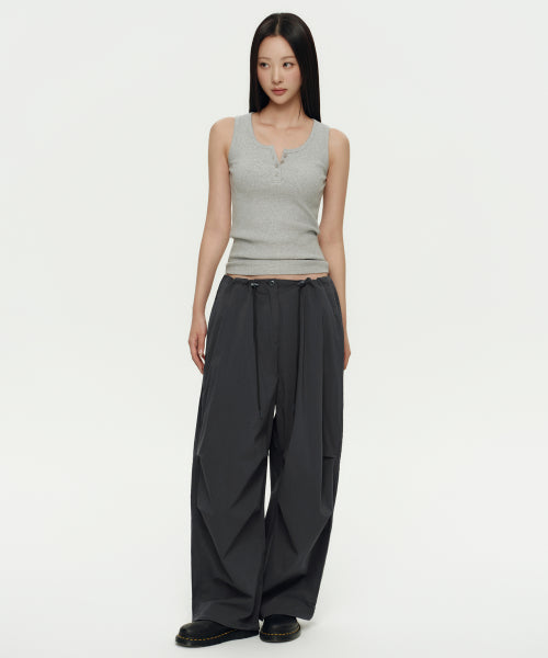 MUSINSA STANDARD WOMAN MUSINSA STANDARD WOMAN Pants Gunmetal