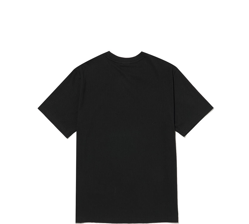 CHAMPION Big Script Logo Cotton Short Sleeve T-Shirt Black