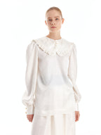 EENK EENK Blouse Frilled Collar - Ivory