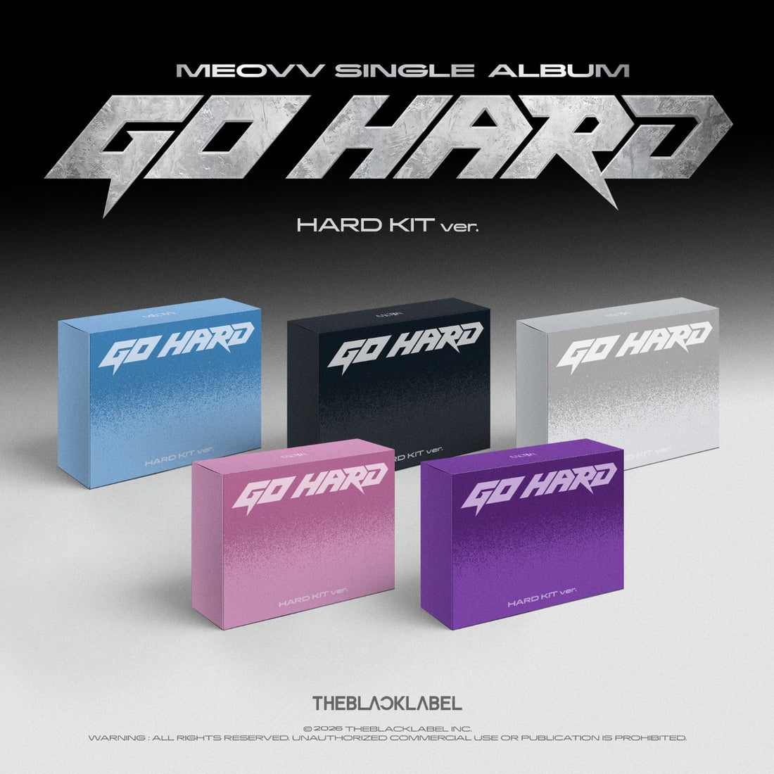 MEOVV - Single Album [GO HARD] (HARD KIT ver.) (Random 1 of 5 Types)