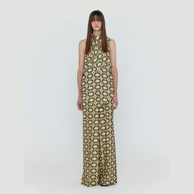 EENK WENEZ Wide Pants - Beige Multi