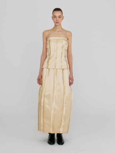 ZULAN Balloon Skirt - Yellow