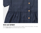 CHIQUITA 16th_Summer Dot Shirring Shirt Navy 232303ONV (domestic production)