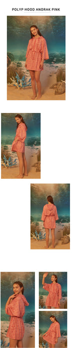 SALTY FLOWER SALTY FLOWER Polyp Hooded Anorak Pink