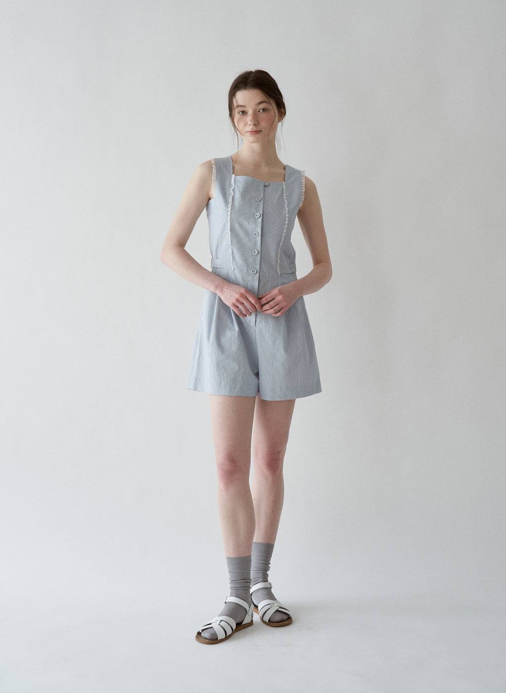 J'ASP J'ASP Jumpsuit Skyblue