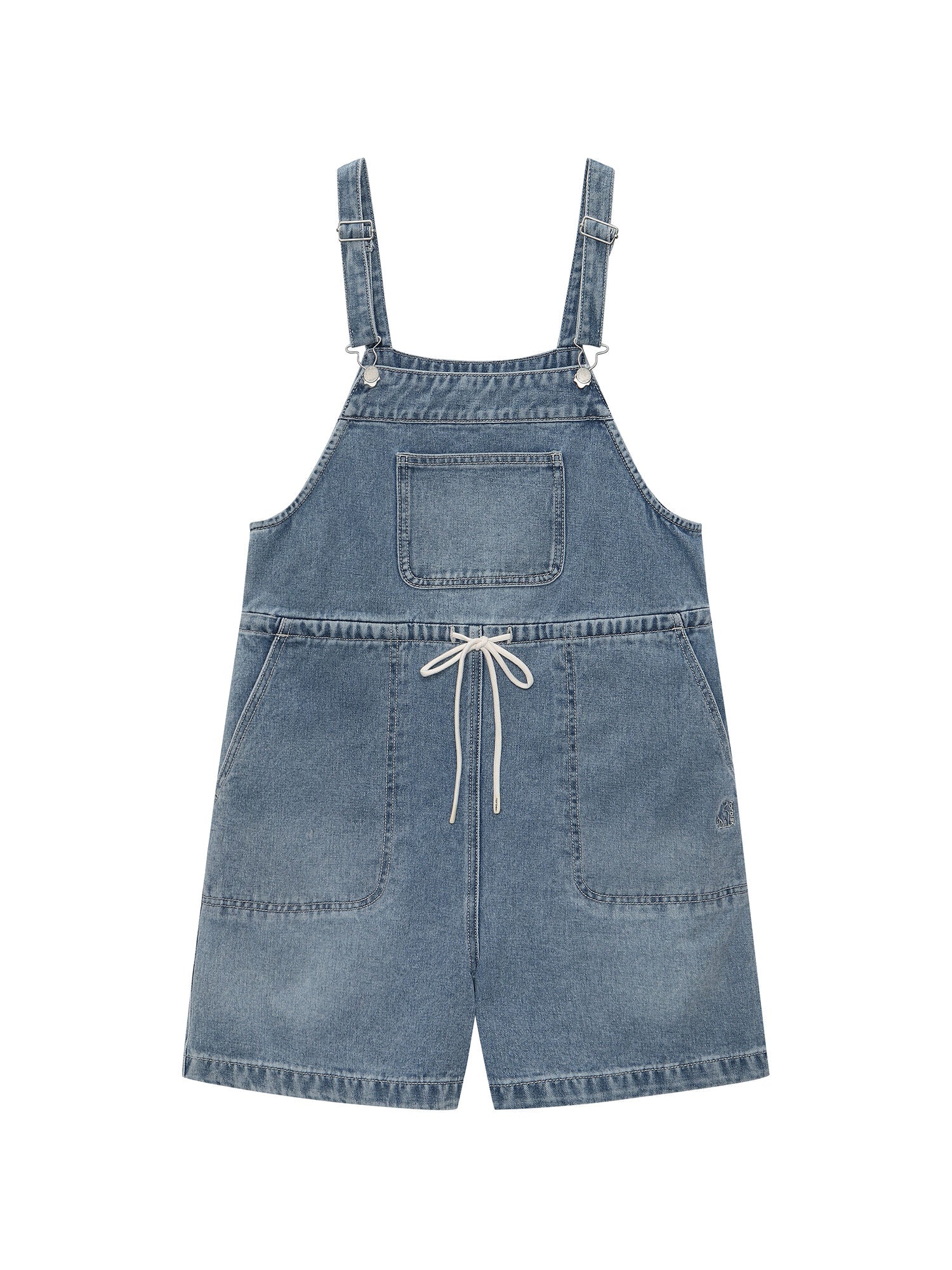 NORDISK NORDISK Denim Overall Shorts - W_Sky BLUE_OWM25333SB