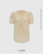 L'AUTRE DE MIN [Add color] Lautre Jane Puff Butter Blouse