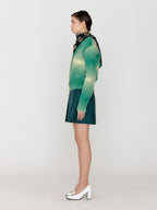 EENK EENK VASSIA Gradation Striped Knit Cardigan - Green
