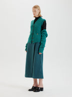 EENK EENK Knitwear Bolero & Vest Set - Green