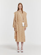 EENK YIVONA Scarfed Shirt - Beige