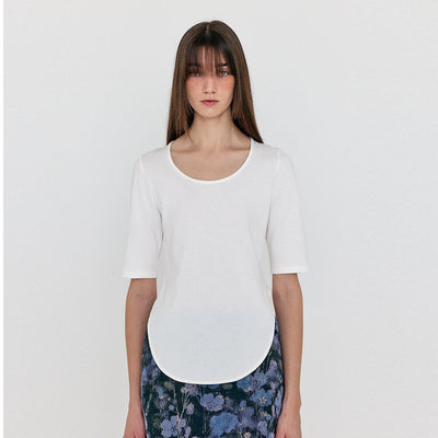 EENK WOUO Open-Back T-shirt - White