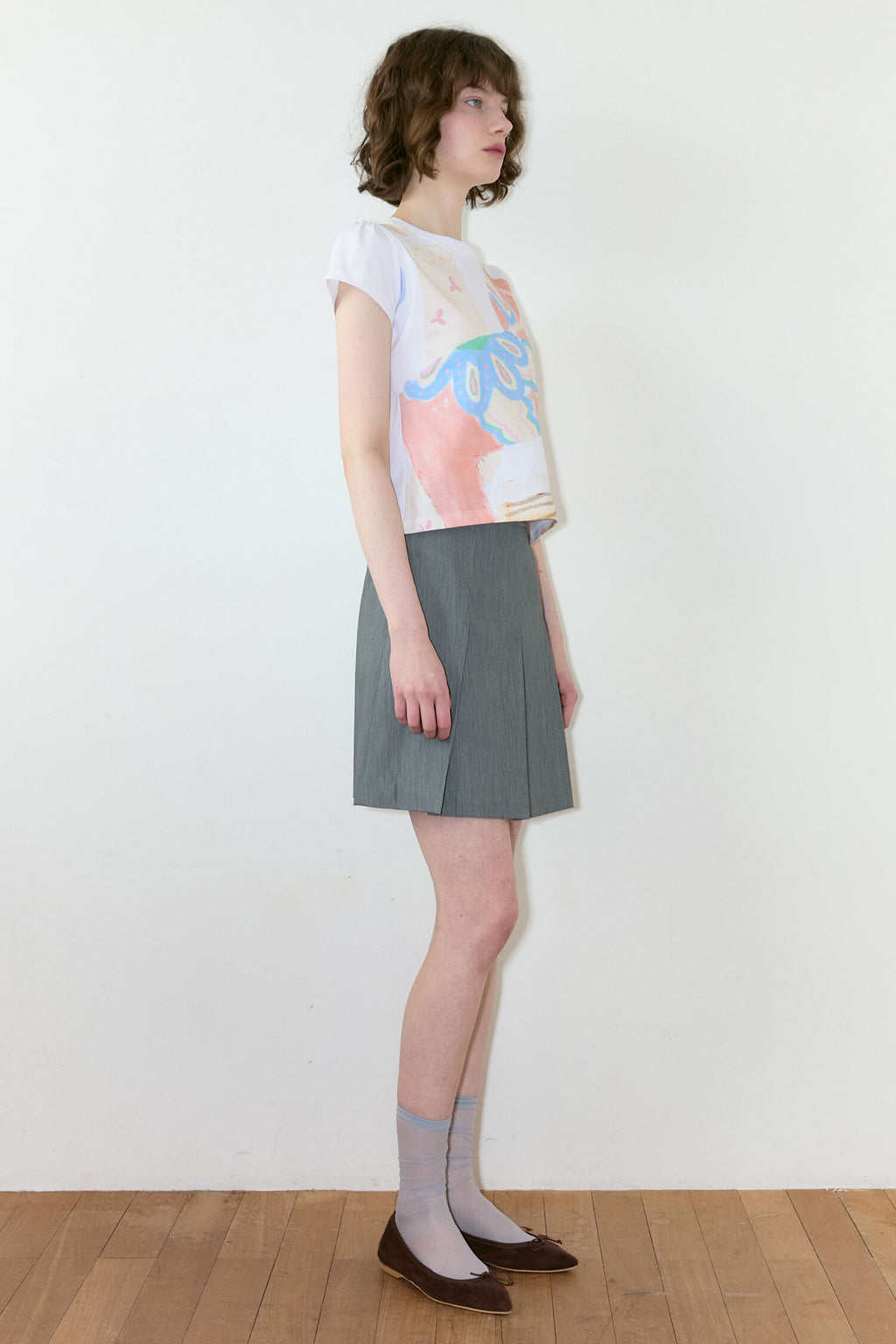 SINOON Big Pony Toy Puff T-Shirt (White)