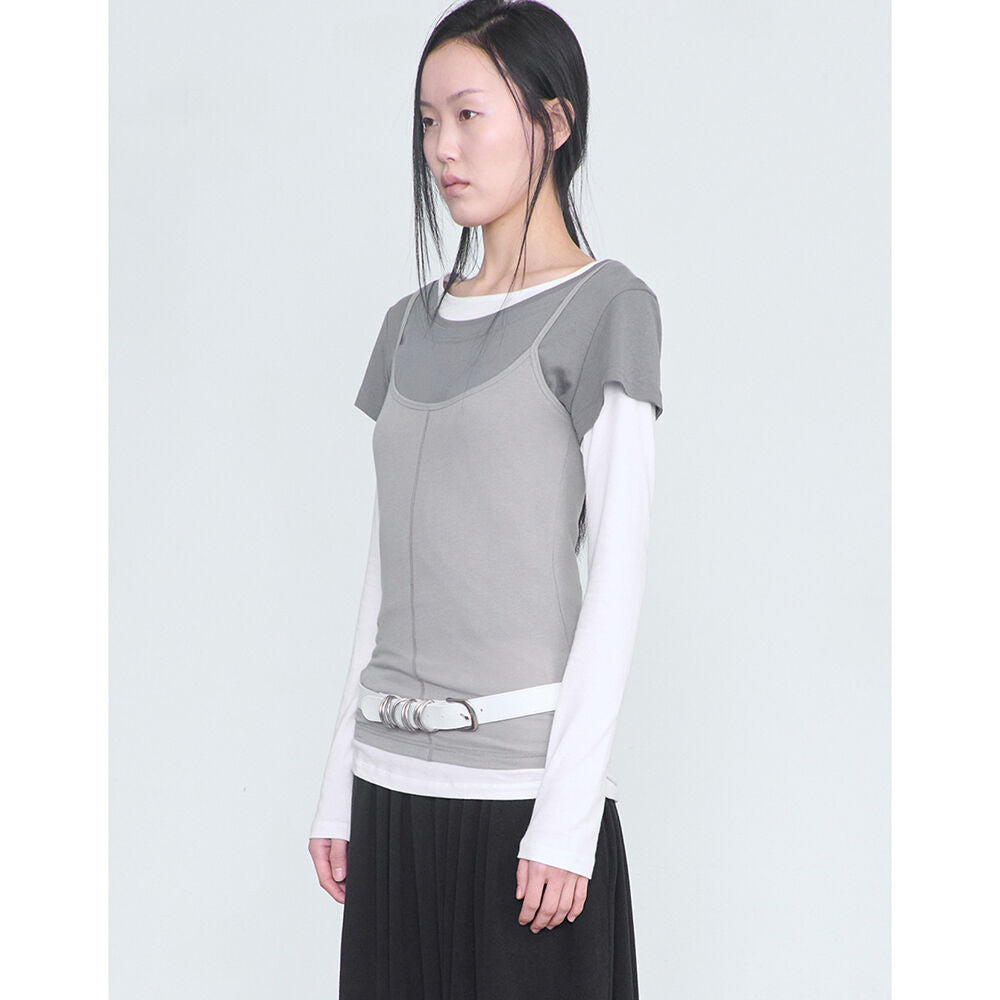 CERRIC Soft Long Sleeveless _ Beige