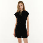 MARIECLAIRE MARIECLAIRE Jumpsuit Linen Outer Pocket