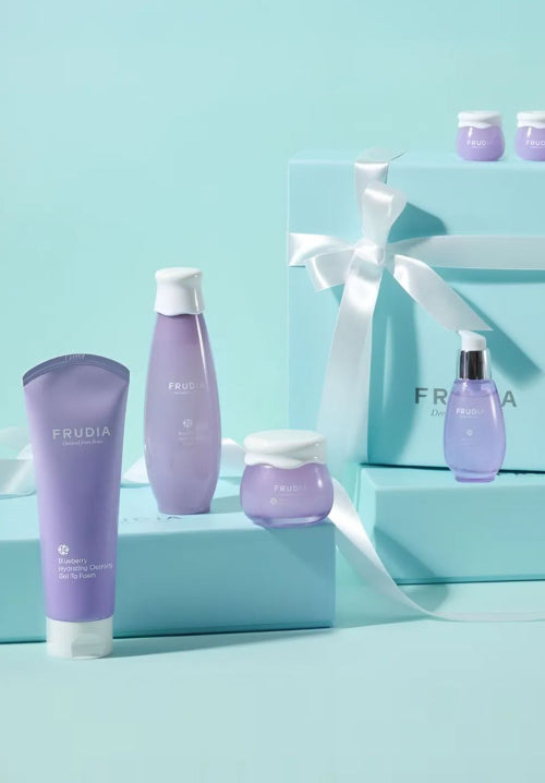FRUDIA [Free 2 mini creams] Blueberry Hydrating Moisture 4-piece set