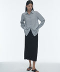 MUSINSA STANDARD WOMAN MUSINSA STANDARD WOMAN Women's Crinkle Long Skirt [Black]