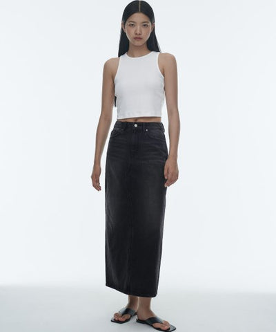 MUSINSA STANDARD WOMAN Women's Denim Maxi Skirt (Size M)