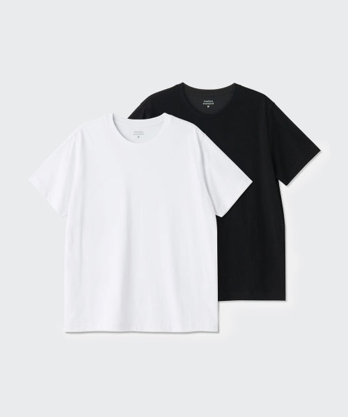 MUSINSA STANDARD WOMAN MUSINSA STANDARD WOMAN T-Shirt Basic Crew Neck 2 Pack
