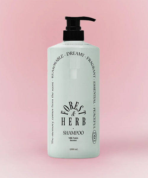 ODID Milk Protein Intensive Shampoo Forest Herb 1000ml + [Free] Shampoo Sachet 6ml 4 types