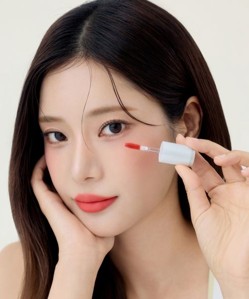 hevvymakeup blurring effect lip tint / Peach Please