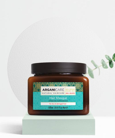 Argan oil & shea butter hair mask pack treatment for dry damaged hair 500ml