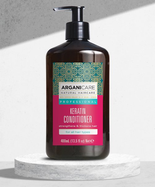 ARGANICARE Keratin & Argan Oil Protein Hair Conditioner Rinse 400ml