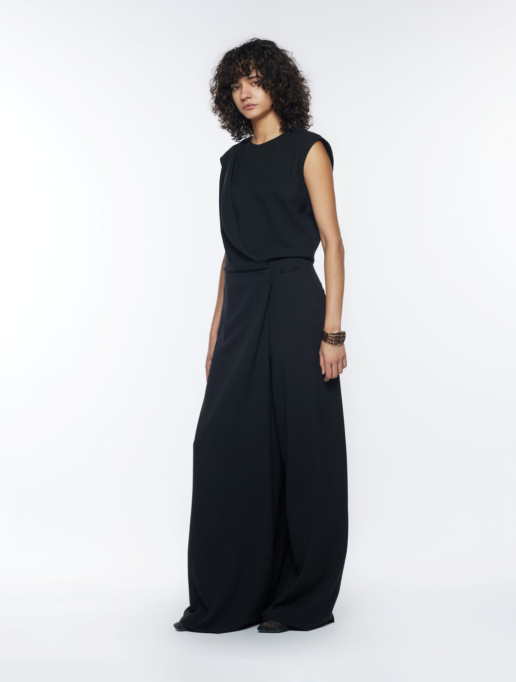 YCH YCH Jumpsuit WRAP JUMPSUIT (R26DJ7041BK)