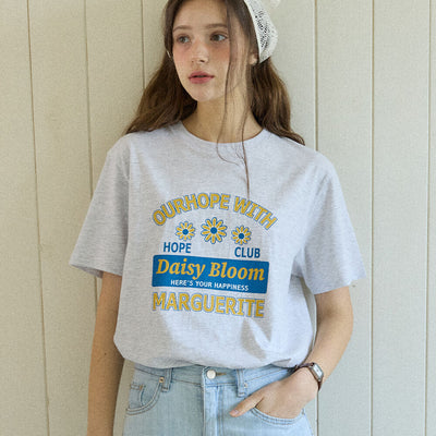 Hope Club T-shirt - Light Grey