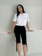 WAVE UNION Bread and roses T-shirt white