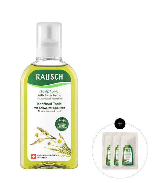 RAUSCH Swiss Herbal Hair Tonic 200ml + 3 sachets