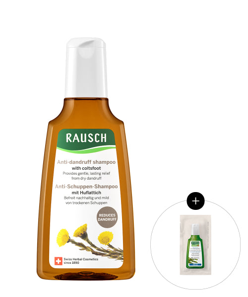 RAUSCH Coltsfoot Anti-Dandruff Shampoo 200ml+Shampoo Sachet