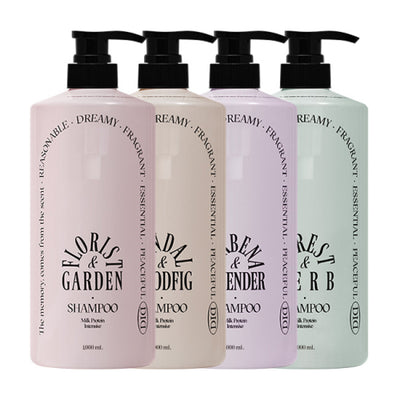 [Set of 2] Milk Protein Intensive Shampoo 4 types 1000ml+1000ml