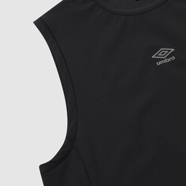 UMBRO [COOLING] All-round cooling tricot sleeveless t-shirt black UR121SSL21