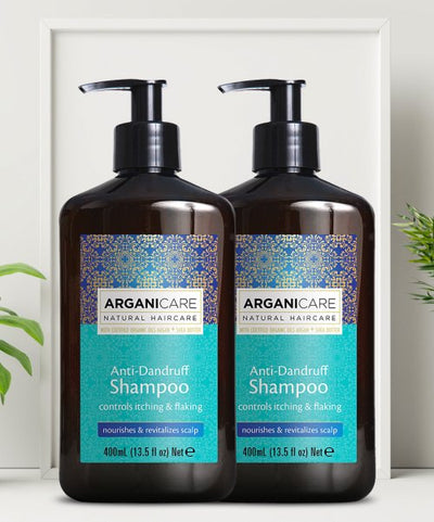 Argan oil & shea butter anti-dandruff shampoo 400ml*2